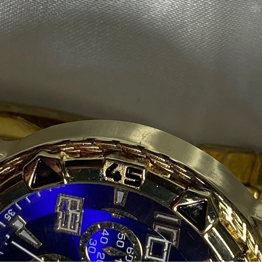 Geneva Gold style Watch with Vibrant Blue Face $20 each or 2 for $30